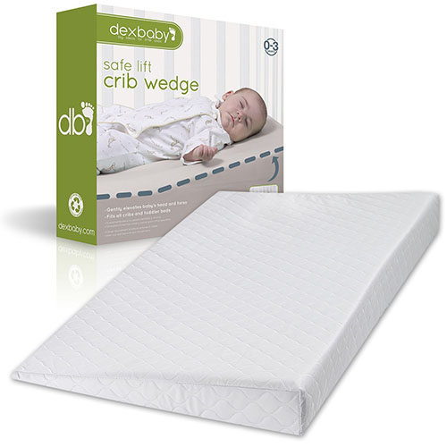 4. DexBaby Safe Lift Universal Crib Wedge and Sleep Positioner