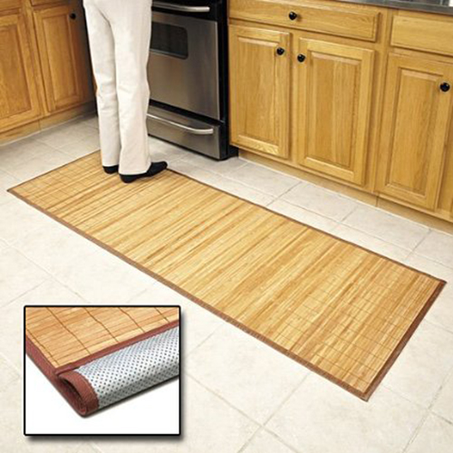 4. Bamboo Floor Mat