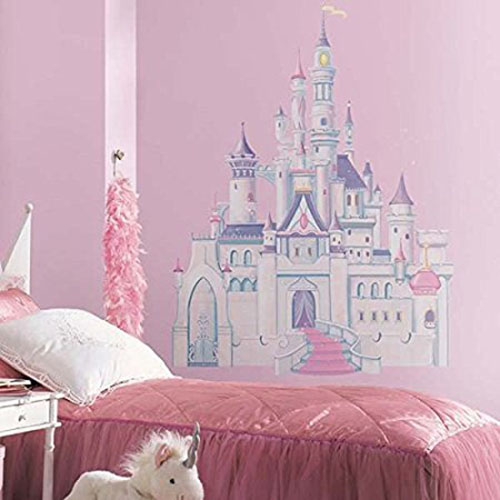 9. Roommates Rmk1546Gm Disney Princess Glitter Castle