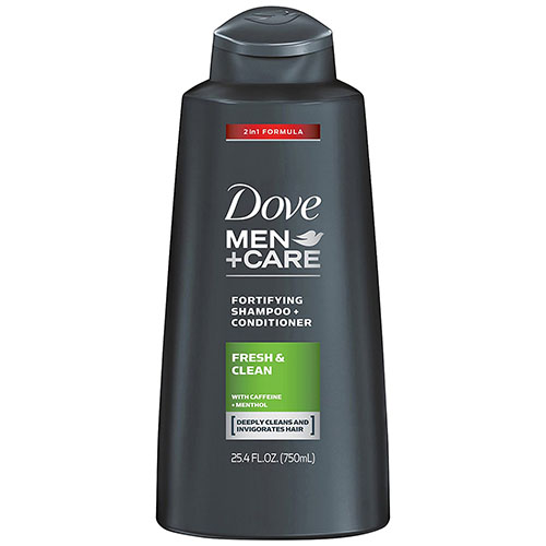 3. Dove men plus care 2-in-1 shampoo and conditioner
