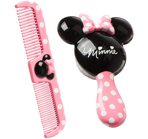 1. Disney Minnie Brush and Comb Set