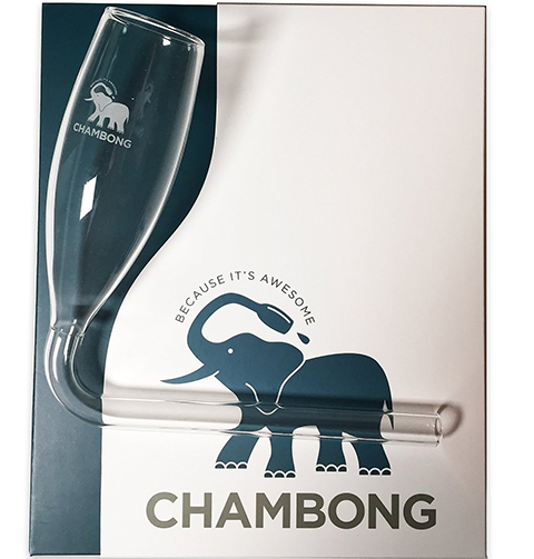 2. Chambong - Glassware for rapid Champagne consumption