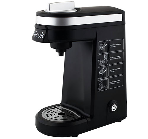 4. Aicok Single Serve K-cup Coffee Maker