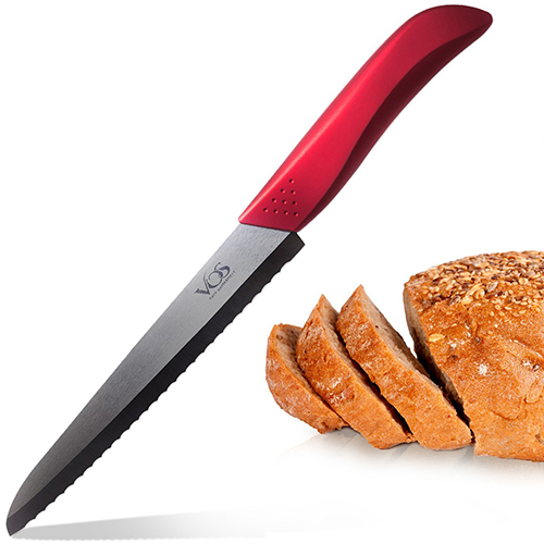 9. Vos Ceramic Bread Knife