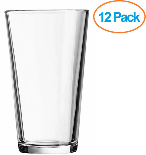 5. Chefs Star 16-Ounce Beer Glasses