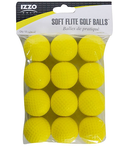 10. Izzo soft flite golf balls (12 count)