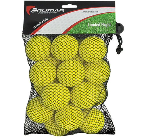 5. Orlimar golf practice foam balls (18 pack)