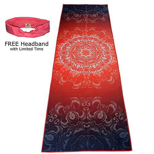 9. Skidless Hot Bikram Yoga Mat Towel