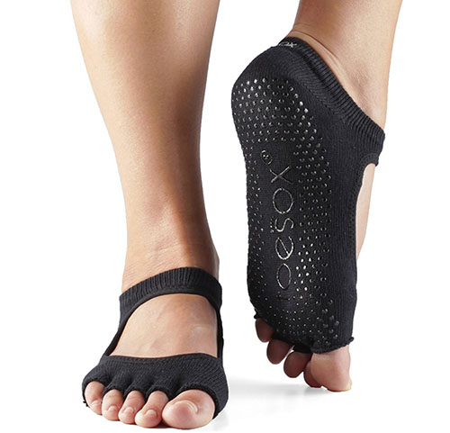 6. ToeSox Women's Grip Half Toe Bella Socks