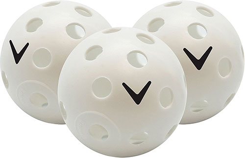 8. Callaway perforated practice golf balls plastic balls (24 count)