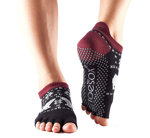 9. ToeSox Women's Low Rise Half Toe Socks