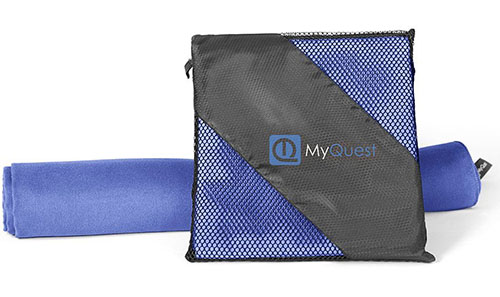 1. MyQuest Microfiber Towel With Case