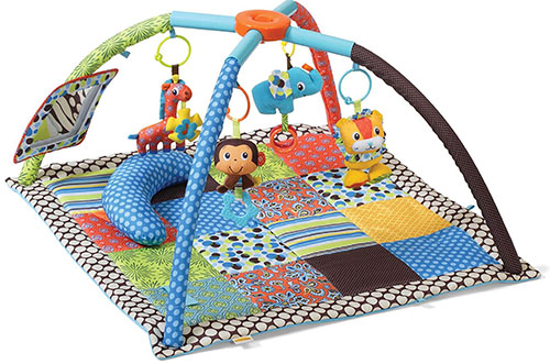 2. Infantino twist and fold activity gym, vintage boy