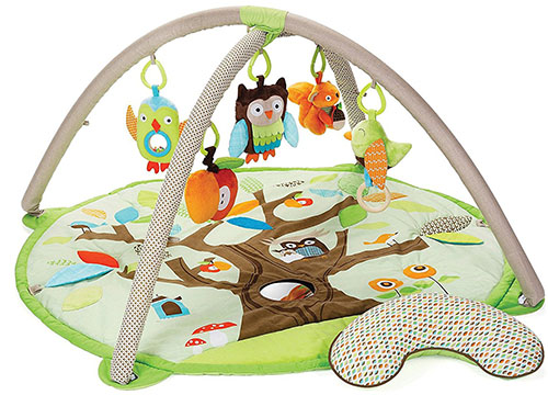 4. Skip Hop Baby infant and toddler treetop friends' activity gym and play mat