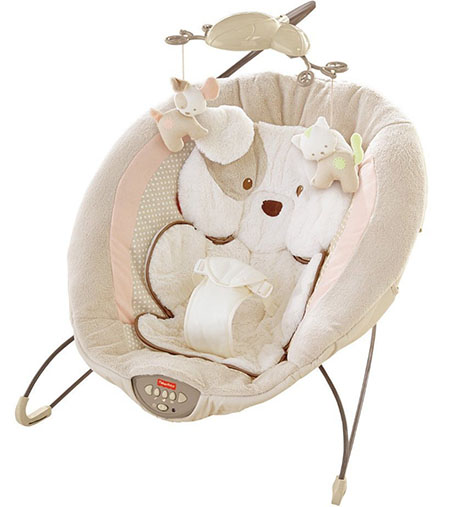 4. fisher-price my little snugapuppy deluxe bouncer