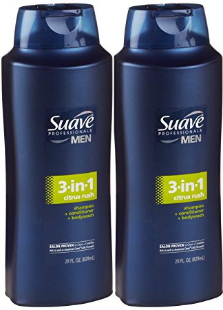 3. Suave Men 3-in-1 Shampoo