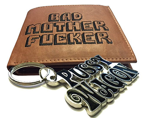 2. BMF Wallet and Pussy Wagon Keychain