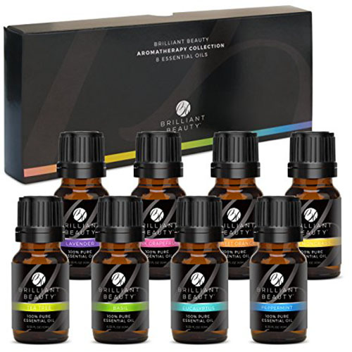 10. Brilliant beauty top 8 essential oil set