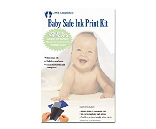7. Washable Baby Safe Ink Print Kit for Hands & Feet