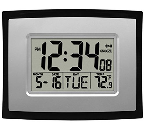 1. La Crosse Technology WT-8002U Digital Wall Clock