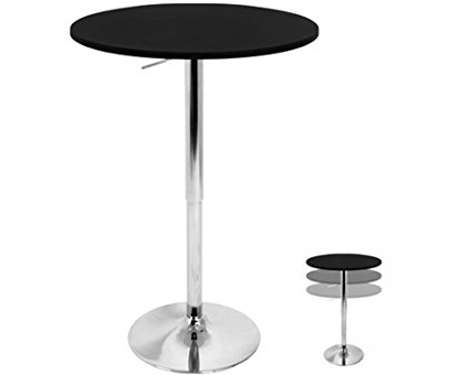 9. LumiSource LLC Adjustable Bar Table