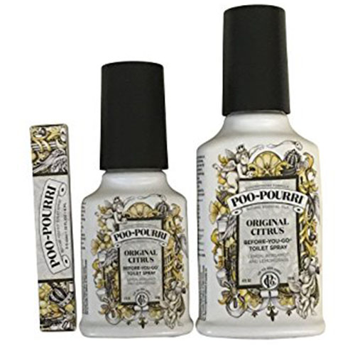 3. Poo-Pourri Bathroom Deodorizer Set