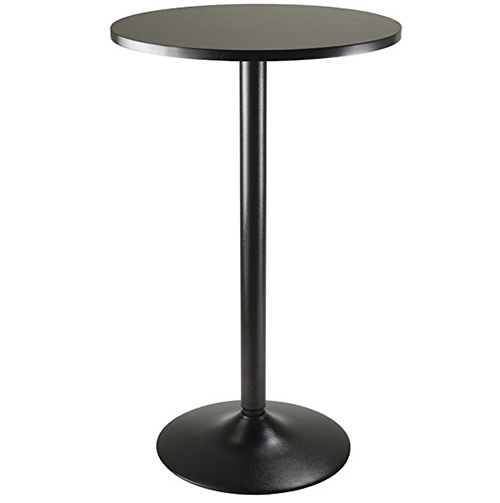 1. Winsome Obsidian Pub Table Round