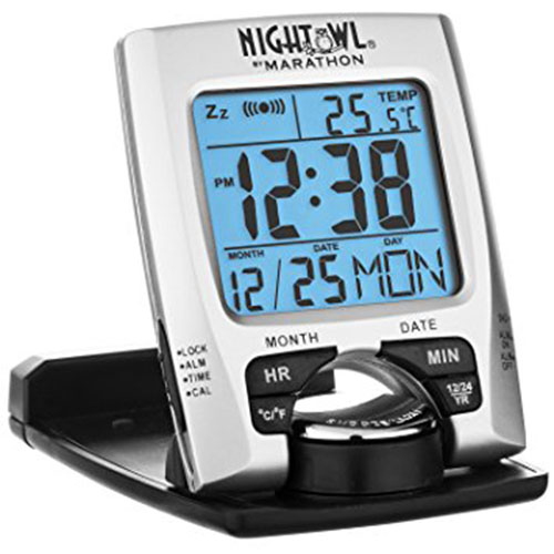 2. MARATHON CL030023 Travel Alarm Clock