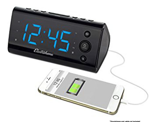 9. Electrohome Alarm Clock Radio