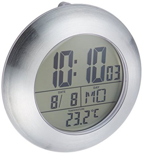 1. HITO LCD Bathroom Shower Clock