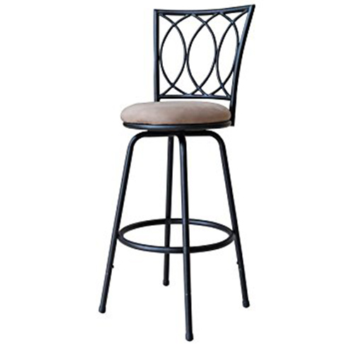 3. Roundhill Furniture Redico Adjustable Metal Barstool,