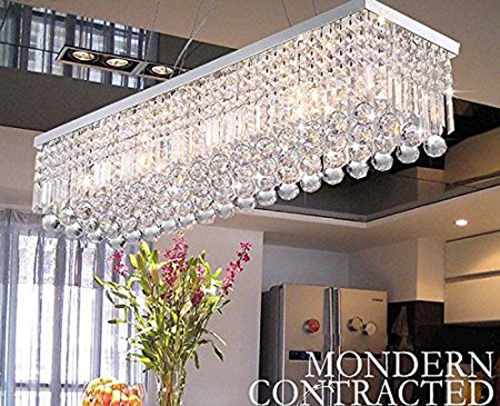 4. Clear K9 Crystal Chandelier