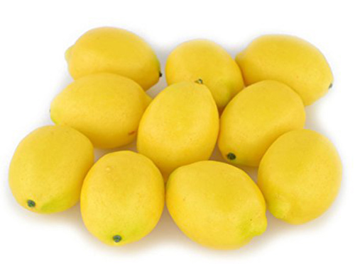 10. SAMYO Fake Fruit 10 pcs of lemon