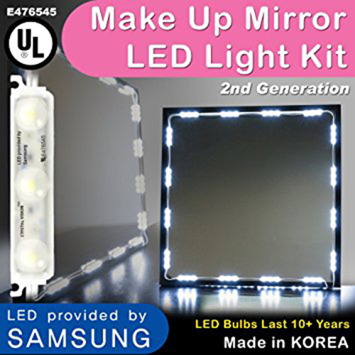 9. Crystal Vision Makeup Mirror LED Light Kit