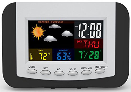 7. Tech tools Weather Station Alarm Clock