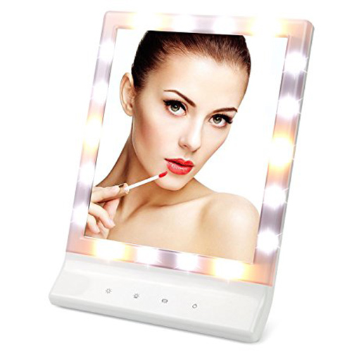7. YTE Multiple Illumination Settings Cosmetic Mirror,