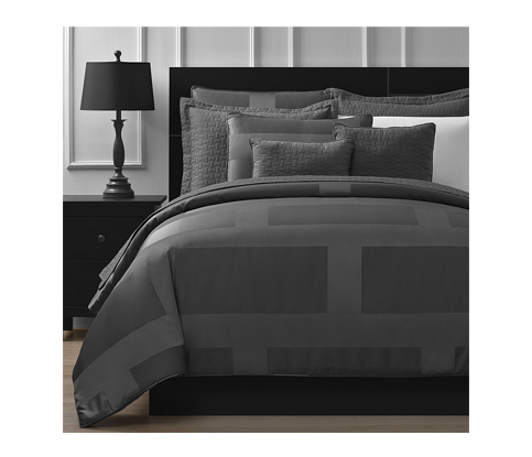 6. Comfy Bedding Gray 5-Piece Comforter Set