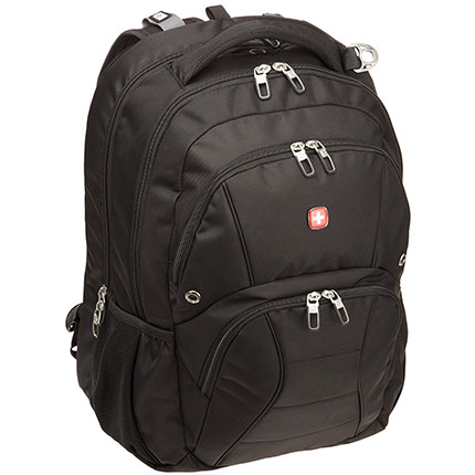 4. Swiss Gear SA1908 Black Laptop Backpack