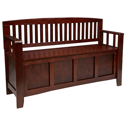 8. Linon Home Décor Cynthia Storage Bench