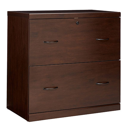1. Z-Line Designs 2-Drawer Lateral File with Black Accents