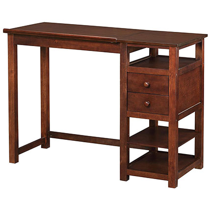 4. Dorel Living Espresso Drafting and Craft Desk