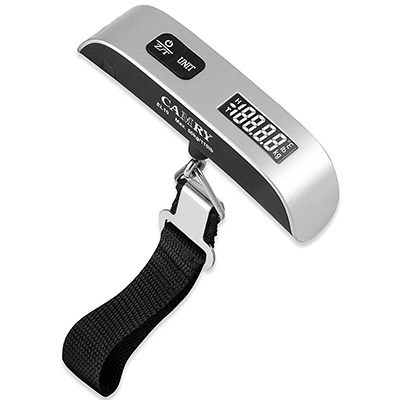 4. CAMRY Silver 110 Lbs Luggage Scale (One Size)