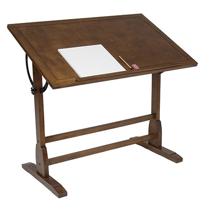 7. Studio Designs 42in Vintage Drafting Table