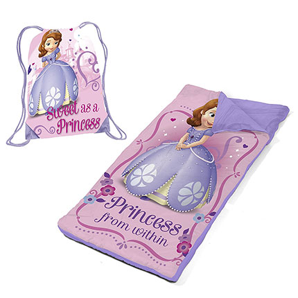 6. Disney Sofia The First Slumber Bag Set