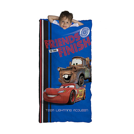 7. Disney/Pixar Cars 30” x 54” Slumber Bag