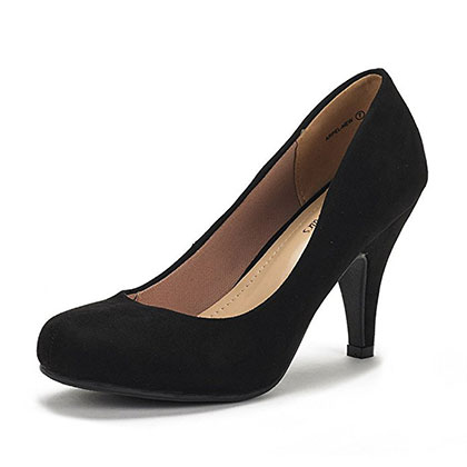 9. DREAM PAIRS ARPEL/BERRY Women’s Low Heel Pumps