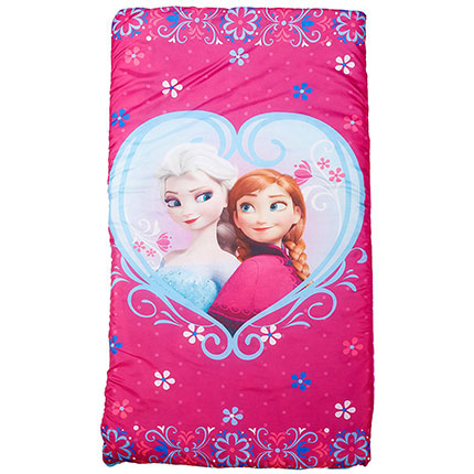 3. Disney Frozen Anna and Elsa Pink Slumberbag (Pink)