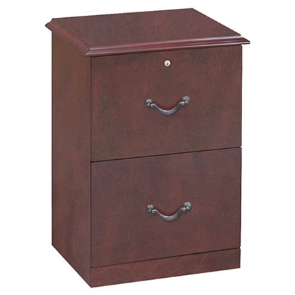 6. Z-Line Designs 2-Drawer Cherry Vertical File Cabinet