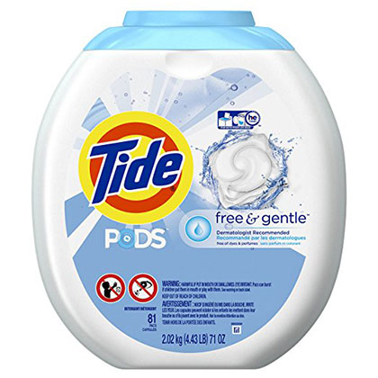 2. Tide PODS Laundry Detergent Pacs 81-load Tub