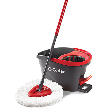 1. O-Cedar EasyWring Microfiber Spin Mop